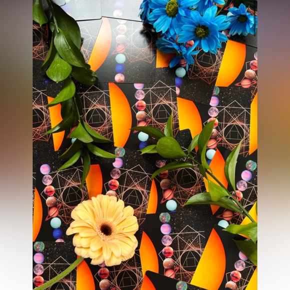 CELESTIAL BODIES ORACLE DECK w/ LEARNING TOOL + GUIDEBOOK (ALTAR SIZE) - Picture 8 of 16